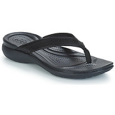 Crocs  CAPRI V SEQUIN W  women's Flip flops / Sandals (Shoes) in Black