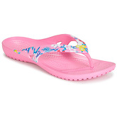 Crocs  KADEE II PRINTED FLIP W  women's Flip flops / Sandals (Shoes) in Pink
