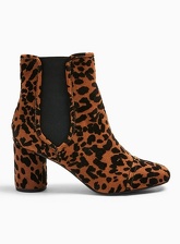 Womens Beauty Leopard Print Chelsea Boots, MULTI