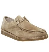 Office Cain Apron Toe Shoe BEIGE SUEDE