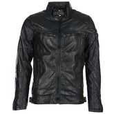 Deeluxe  SPANGLE  men's Leather jacket in Black