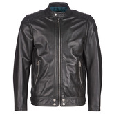 Diesel  L SHIRO  men's Leather jacket in Black