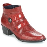 Dorking  DALMA  women's Low Ankle Boots in Red