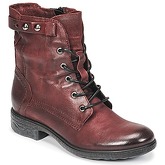Dream in Green  ERVANE  women's Mid Boots in Red