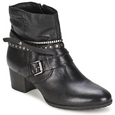 Dream in Green  KAMIL  women's Low Ankle Boots in Black