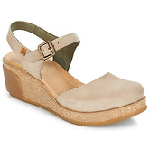 El Naturalista  LEAVES  women's Sandals in Beige