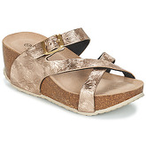 Elue par nous  EPICETOU  women's Mules / Casual Shoes in Gold