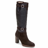 Espace  MANOR  women's High Boots in Brown