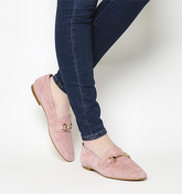 Office Destiny Trim Loafer BABY PINK SUEDE