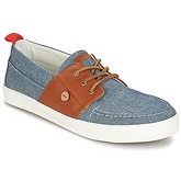 Faguo  CYPRESSBOAT COTTON/LEATHER  men's Boat Shoes in Blue