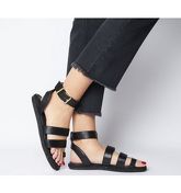 Office Sunny- Rope Sole Sandal BLACK