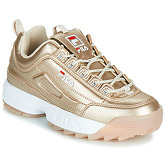 Fila  DISRUPTOR  M LOW WMN  women's Shoes (Trainers) in Gold
