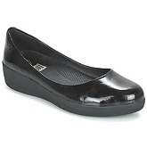 FitFlop  PATENT SUPERBALLERINA  women's Shoes (Pumps / Ballerinas) in Black