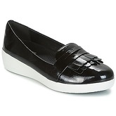 FitFlop  Fringey Sneakerloafer  women's Shoes (Pumps / Ballerinas) in Black