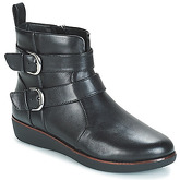 FitFlop  LAILA DOUBLE BUCKLE  women's Mid Boots in Black
