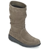 FitFlop  LOAF SLOUCHY KNEE BOOT SUEDE  women's Mid Boots in Brown