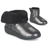 FitFlop  SUPERCUSH MUKLOAFF SHIMMER  women's Mid Boots in Silver
