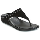 FitFlop  BANDA TOEPOST WITH STUDS  women's Flip flops / Sandals (Shoes) in Black