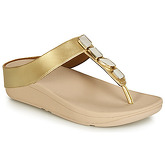 FitFlop  FINO SHELLSTONE  women's Flip flops / Sandals (Shoes) in Gold