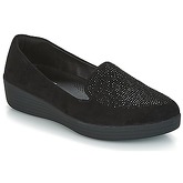 FitFlop  SPARKLY SNEAKERLOAFER  women's Shoes (Trainers) in Black