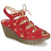 Fly London  YEXA  women's Sandals in Red