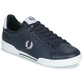 Fred Perry  B722 LEATHER  men's Shoes (Trainers) in Blue