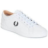 Fred Perry  BASELINE LEATHER  men's Shoes (Trainers) in White