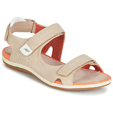 Geox  D SANDAL VEGA  women's Sandals in Beige