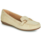 Geox  D ANNYTAH MOC  women's Loafers / Casual Shoes in Beige