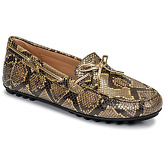 Geox  D LEELYAN  women's Loafers / Casual Shoes in Brown