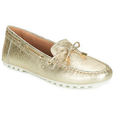 Geox  D LEELYAN  women's Loafers / Casual Shoes in Gold