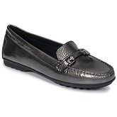 Geox  D ELIDIA  women's Loafers / Casual Shoes in Grey