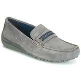 Geox  UOMO SNAKE MOCASSINO  men's Loafers / Casual Shoes in Grey