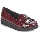 Geox  D BLENDA  women's Loafers / Casual Shoes in Red