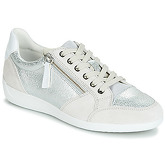 Geox  D MYRIA  women's Shoes (Trainers) in Silver