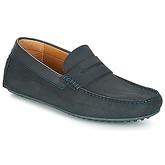 Hackett  DRIVER LOAFFER NUBUCK  men's Loafers / Casual Shoes in Black