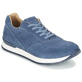 Hackett  BYAM SUEDE RUNNER  men's Shoes (Trainers) in Blue