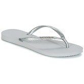 Havaianas  SLIM LOGO METALLIC  women's Flip flops / Sandals (Shoes) in Grey