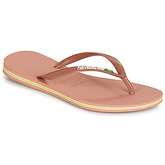 Havaianas  SLIM BRASIL LOGO  women's Flip flops / Sandals (Shoes) in Pink