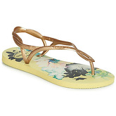 Havaianas  LUNA PRINT  women's Flip flops / Sandals (Shoes) in Yellow