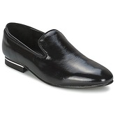 House of Hounds  CARTER CRACKLED  men's Loafers / Casual Shoes in Black