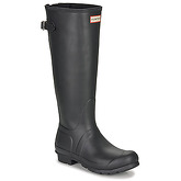 Hunter  ORIGINAL BACK ADJUSTABLE  women's Wellington Boots in Black