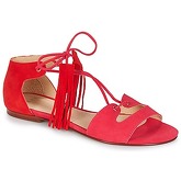 Ikks  SANDALE PLATE POMPON  women's Sandals in Red