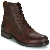 Jack   Jones  ORCA LEATHER  men's Mid Boots in Brown