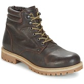 Jack   Jones  STOKE LEATHER BOOT  men's Mid Boots in Brown