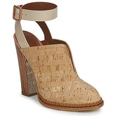 John Galliano  AN9211  women's Clogs (Shoes) in Beige