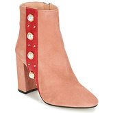 Jonak  CHERRY  women's Low Ankle Boots in Pink