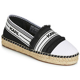 Karl Lagerfeld  KAMINI PATCHWORK SLIP  women's Espadrilles / Casual Shoes in Black