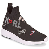 Karl Lagerfeld  VITESSE JEWEL BADGE MID  women's Shoes (Trainers) in Black