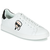 Karl Lagerfeld  KOURT KARL IKONIC 3D LACE  men's Shoes (Trainers) in White